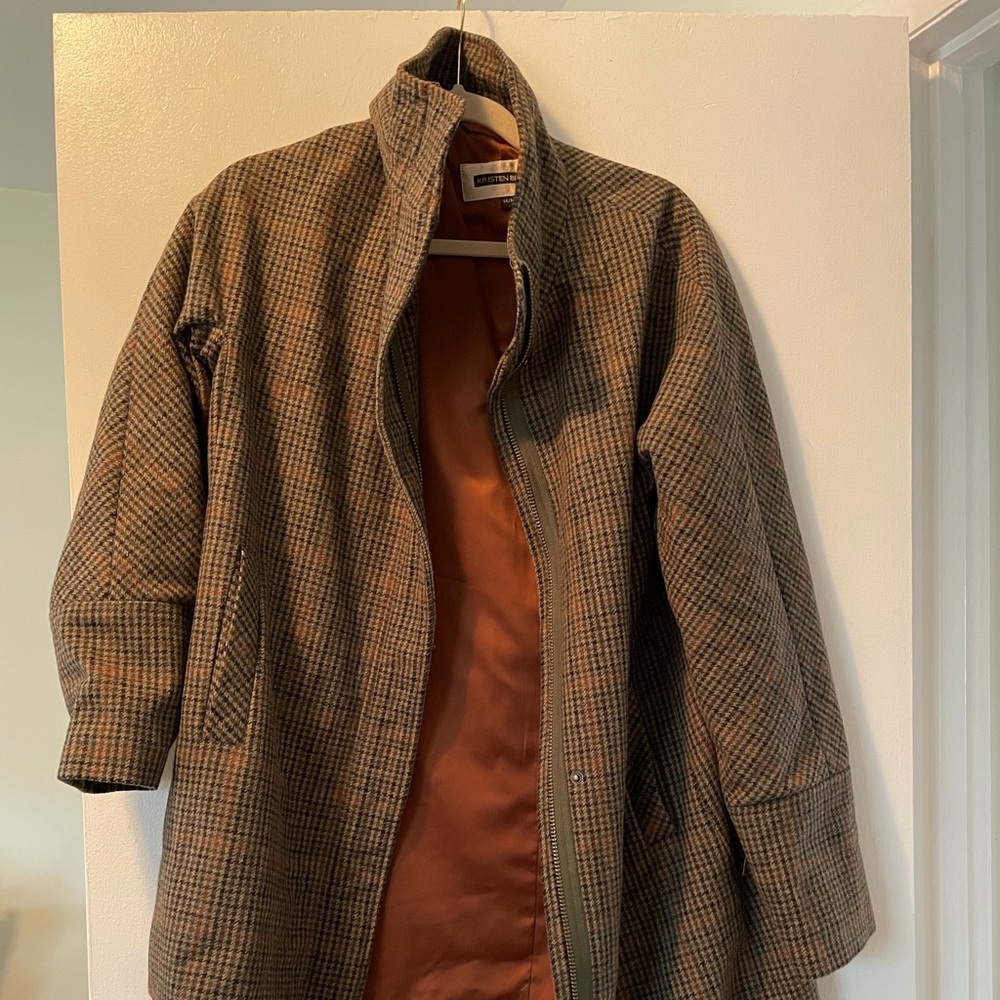 Kristen Blake tweed coat